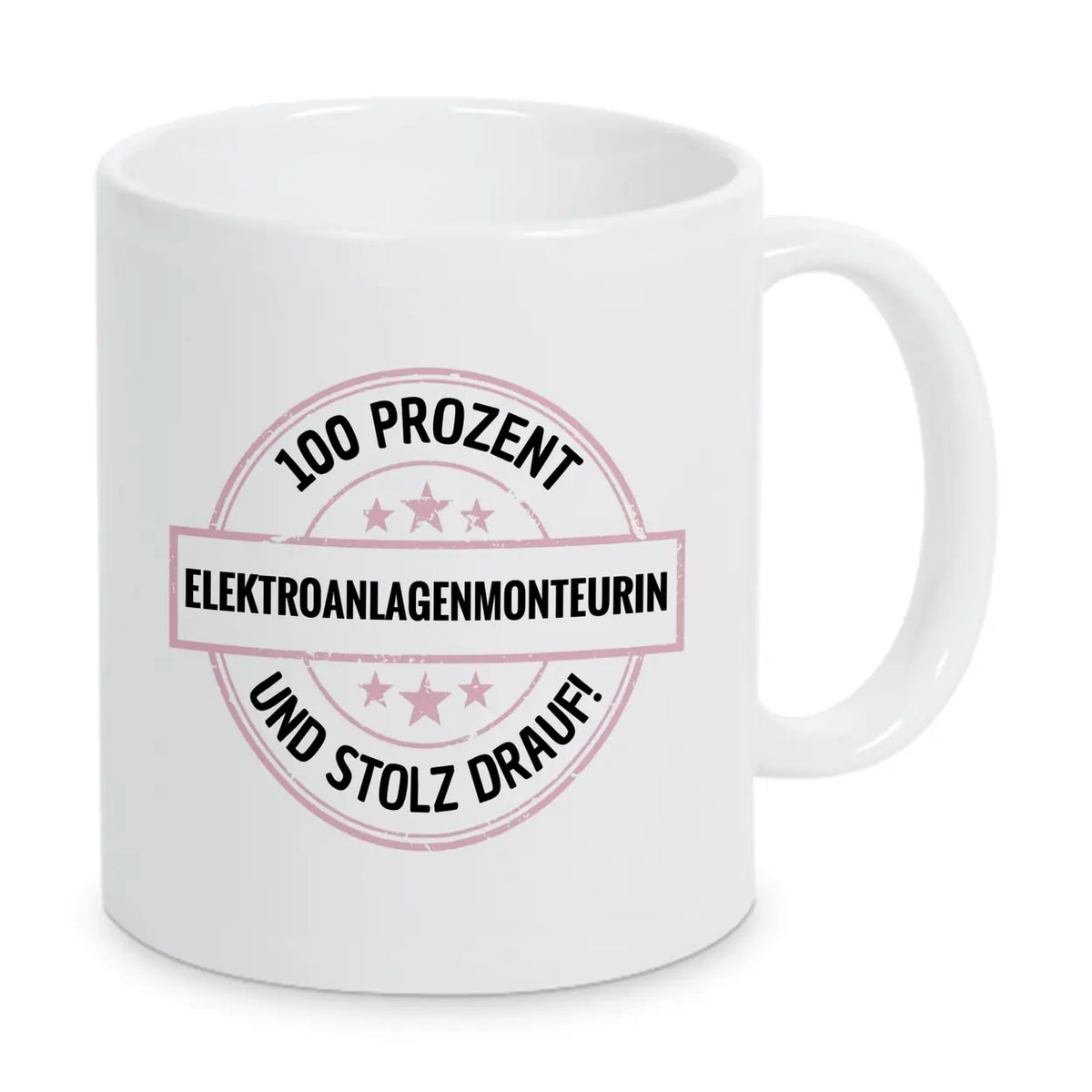 Elektroanlagenmonteurin 100 Prozent Tasse - Druckerino