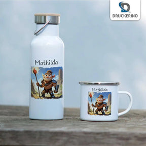 Emaille Tasse Abenteurer - Druckerino