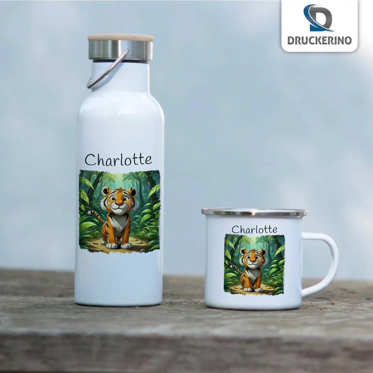 Emaille Tasse Der Freche Dschungelkönig - Druckerino