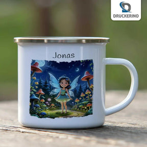 Emaille Tasse Feenwald - Druckerino