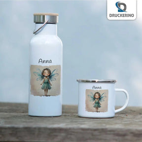 Emaille Tasse Feenzauber - Druckerino
