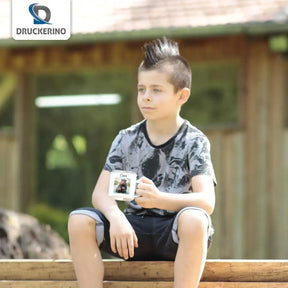 Emaille Tasse Hippo-Familie - Druckerino