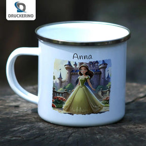 Emaille Tasse Märchenzauber - Druckerino