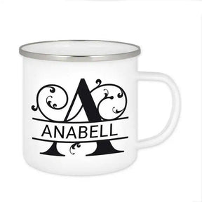 Emaille Tasse mit Namen | Motiv 1 | Anabell - Druckerino