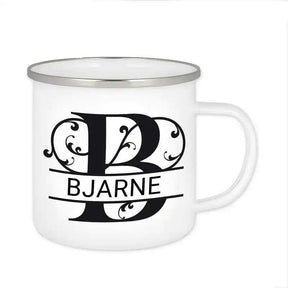 Emaille Tasse mit Namen | Motiv 1 | Bjarne - Druckerino
