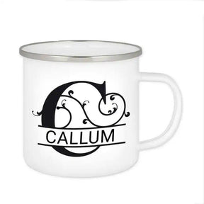 Emaille Tasse mit Namen | Motiv 1 | Callum - Druckerino