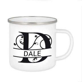 Emaille Tasse mit Namen | Motiv 1 | Dale - Druckerino