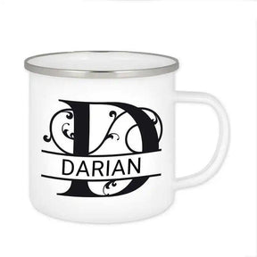 Emaille Tasse mit Namen | Motiv 1 | Darian - Druckerino