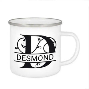 Emaille Tasse mit Namen | Motiv 1 | Desmond - Druckerino