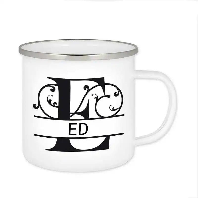 Emaille Tasse mit Namen | Motiv 1 | Ed - Druckerino