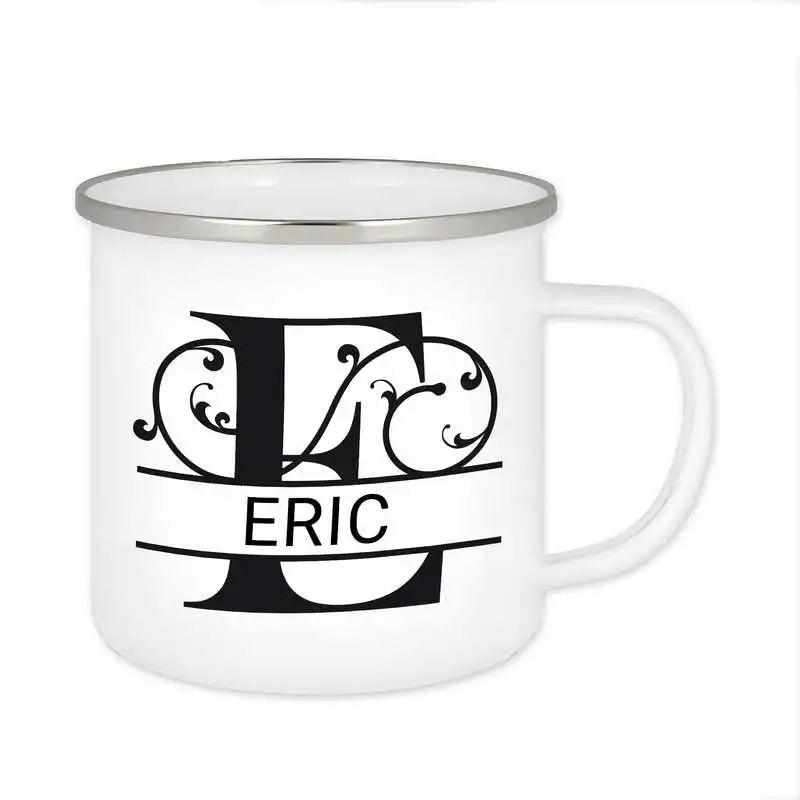 Emaille Tasse mit Namen | Motiv 1 | Eric - Druckerino