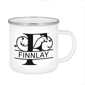 Emaille Tasse mit Namen | Motiv 1 | Finnlay - Druckerino