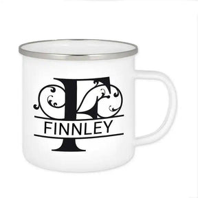 Emaille Tasse mit Namen | Motiv 1 | Finnley - Druckerino