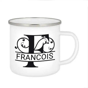 Emaille Tasse mit Namen | Motiv 1 | Francois - Druckerino