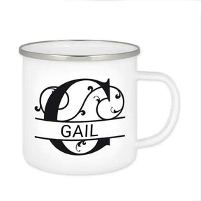 Emaille Tasse mit Namen | Motiv 1 | Gail - Druckerino