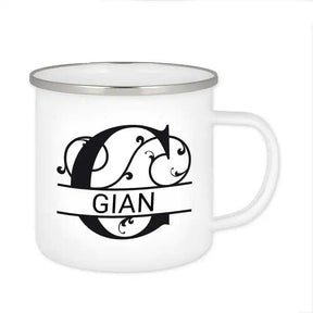 Emaille Tasse mit Namen | Motiv 1 | Gian - Druckerino