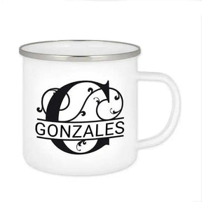 Emaille Tasse mit Namen | Motiv 1 | Gonzales - Druckerino
