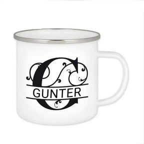 Emaille Tasse mit Namen | Motiv 1 | Gunter - Druckerino