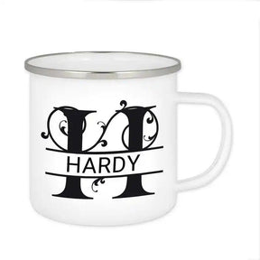 Emaille Tasse mit Namen | Motiv 1 | Hardy - Druckerino