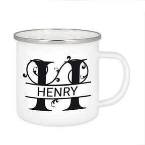 Emaille Tasse mit Namen | Motiv 1 | Henry - Druckerino