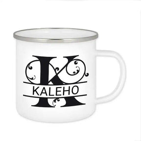 Emaille Tasse mit Namen | Motiv 1 | Kaleho - Druckerino