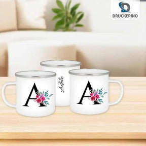 Emaille Tasse mit Namen | Motiv 2 | Adele - Druckerino