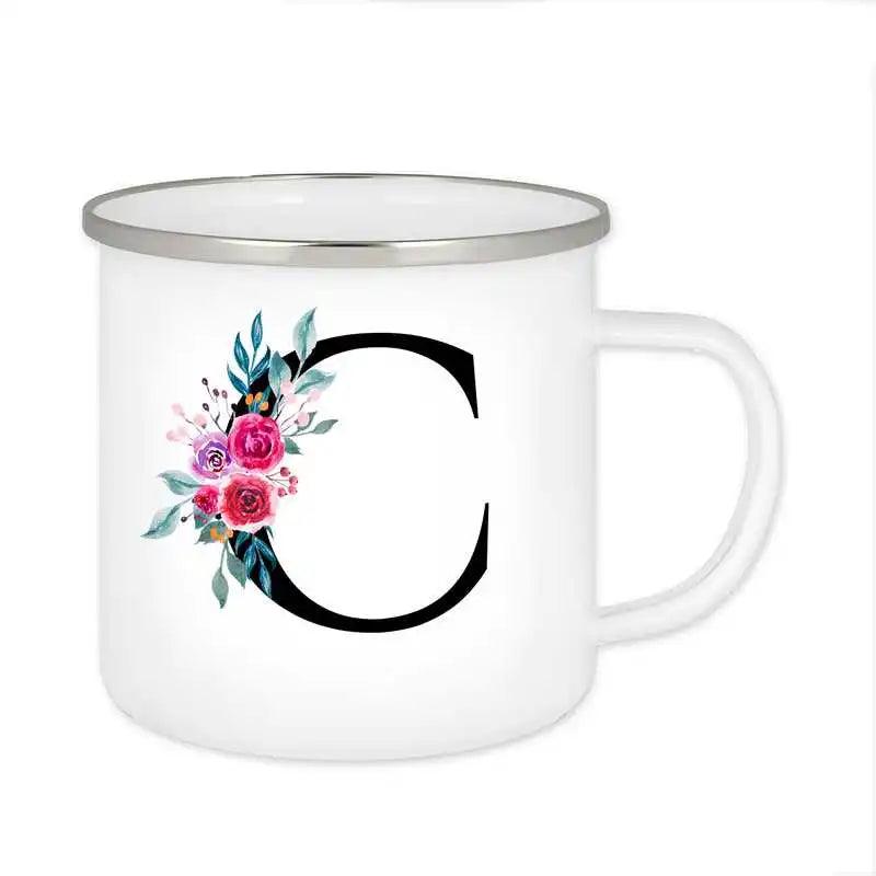 Emaille Tasse mit Namen | Motiv 2 | Christien - Druckerino