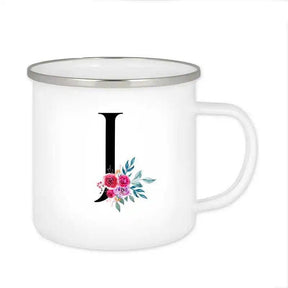 Emaille Tasse mit Namen | Motiv 2 | Jeanina - Druckerino