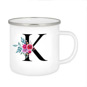 Emaille Tasse mit Namen | Motiv 2 | Kennya - Druckerino