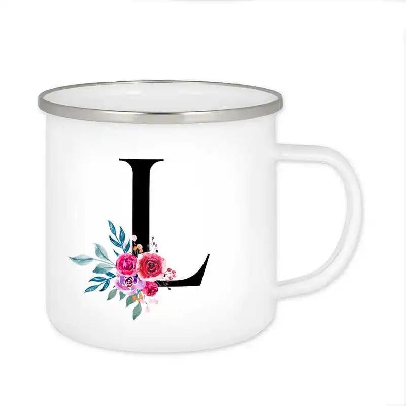 Emaille Tasse mit Namen | Motiv 2 | Lisette - Druckerino