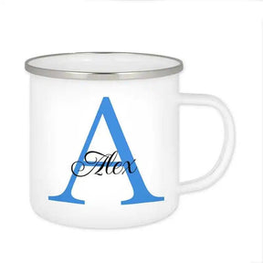 Emaille Tasse mit Namen | Motiv 3 | Alex - Druckerino