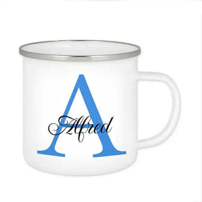 Emaille Tasse mit Namen | Motiv 3 | Alfred - Druckerino