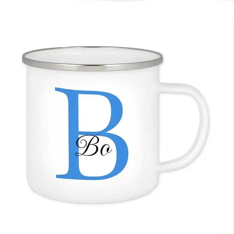 Emaille Tasse mit Namen | Motiv 3 | Bo - Druckerino