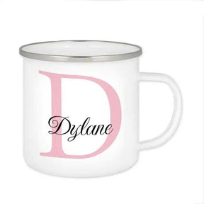 Emaille Tasse mit Namen | Motiv 3 | Dylane - Druckerino