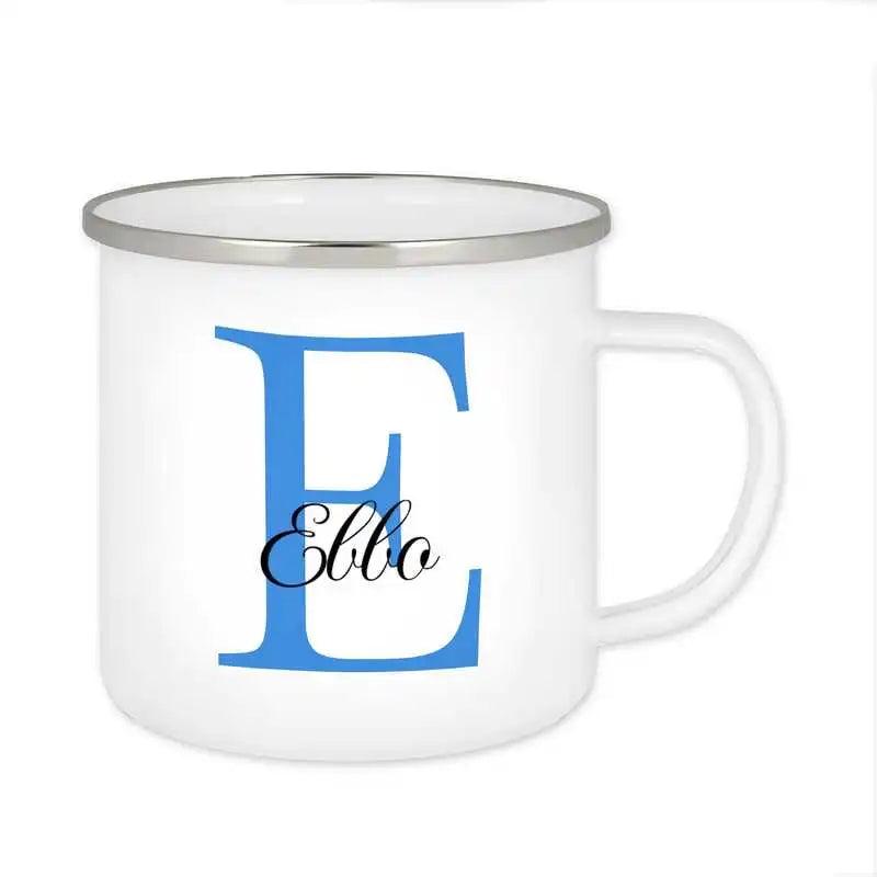 Emaille Tasse mit Namen | Motiv 3 | Ebbo - Druckerino