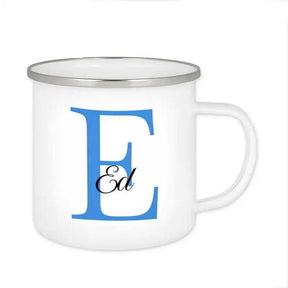 Emaille Tasse mit Namen | Motiv 3 | Ed - Druckerino