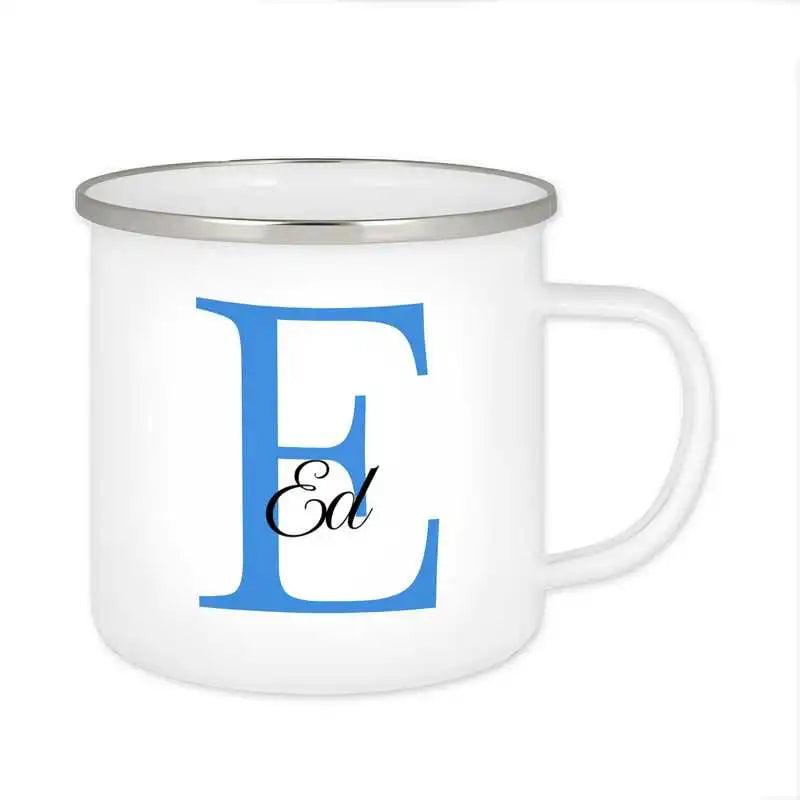 Emaille Tasse mit Namen | Motiv 3 | Ed - Druckerino
