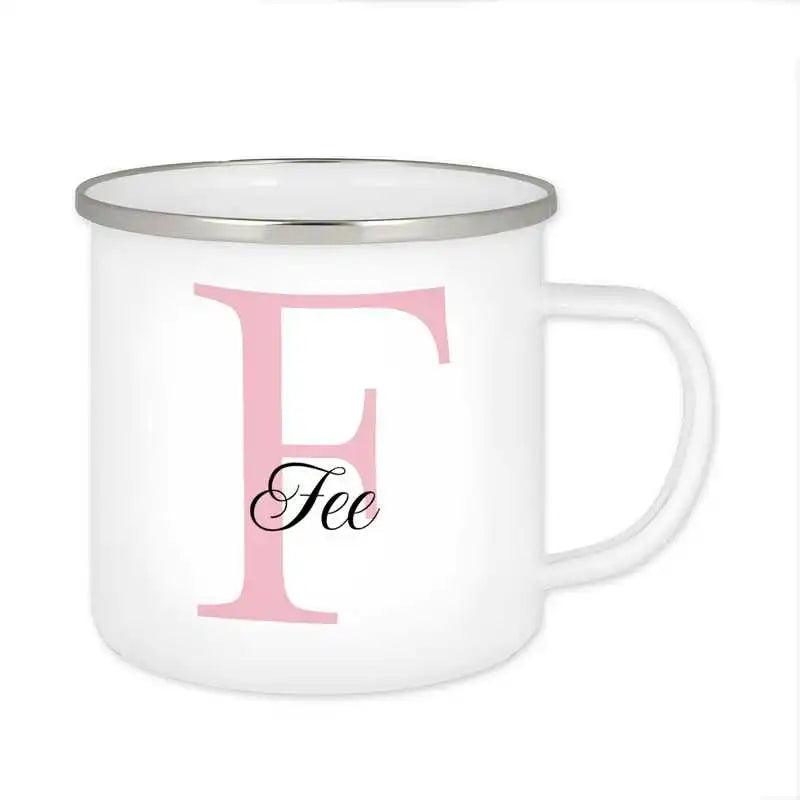 Emaille Tasse mit Namen | Motiv 3 | Fee - Druckerino