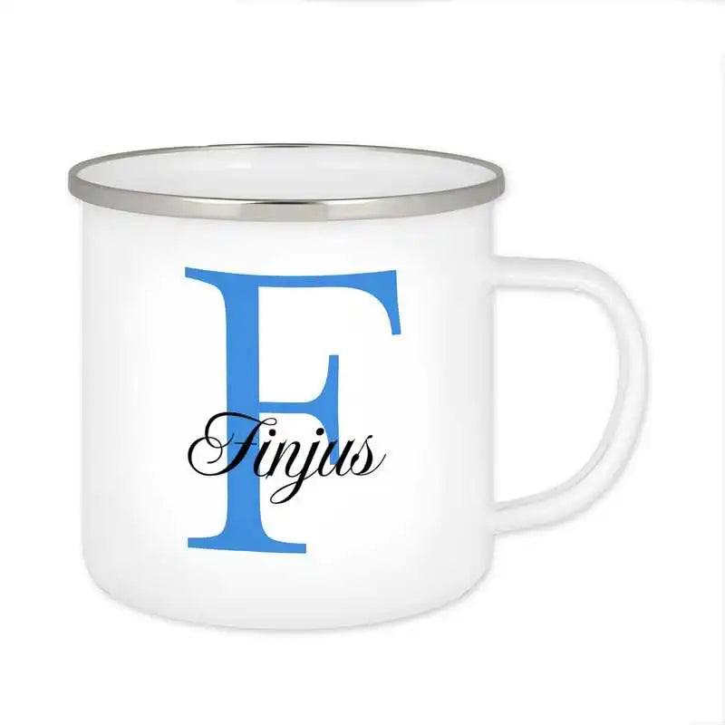 Emaille Tasse mit Namen | Motiv 3 | Finjus - Druckerino