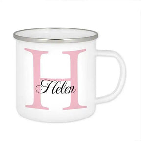 Emaille Tasse mit Namen | Motiv 3 | Helen - Druckerino