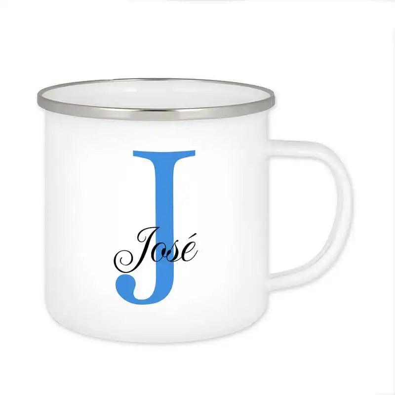 Emaille Tasse mit Namen | Motiv 3 | José - Druckerino
