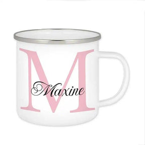 Emaille Tasse mit Namen | Motiv 3 | Maxine - Druckerino