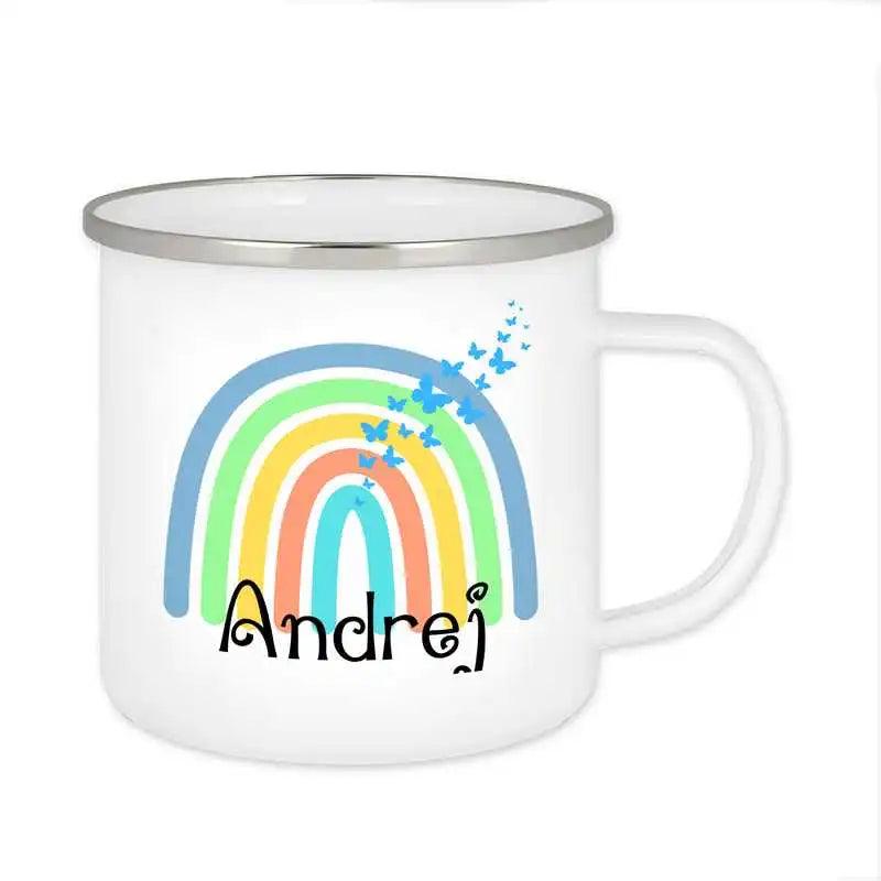 Emaille Tasse mit Namen | Motiv 4 | Andrej - Druckerino