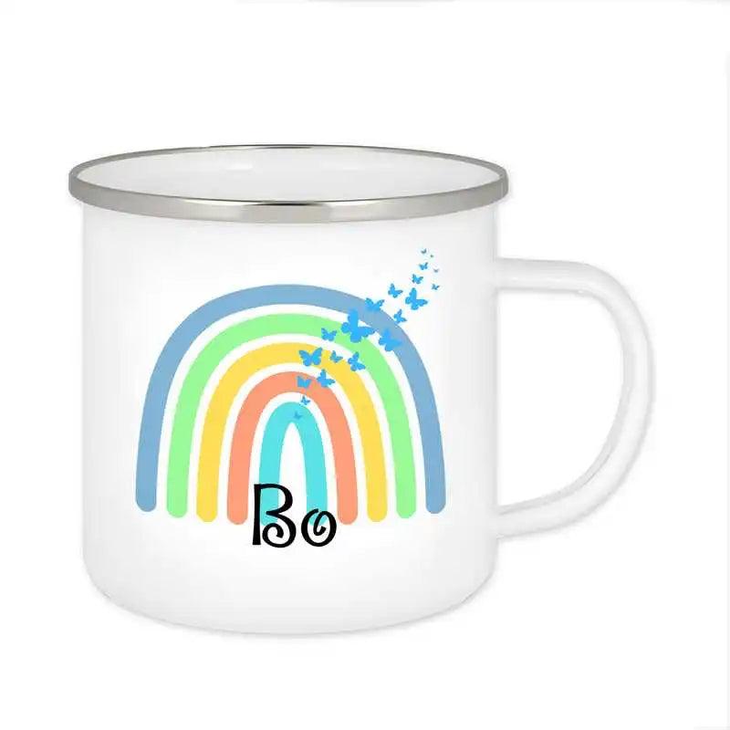 Emaille Tasse mit Namen | Motiv 4 | Bo - Druckerino