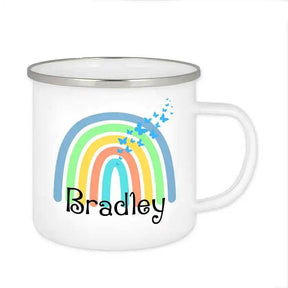 Emaille Tasse mit Namen | Motiv 4 | Bradley - Druckerino