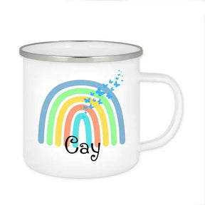 Emaille Tasse mit Namen | Motiv 4 | Cay - Druckerino
