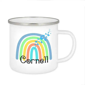 Emaille Tasse mit Namen | Motiv 4 | Cornell - Druckerino