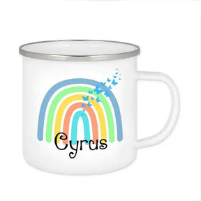 Emaille Tasse mit Namen | Motiv 4 | Cyrus - Druckerino