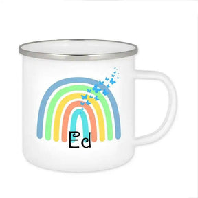 Emaille Tasse mit Namen | Motiv 4 | Ed - Druckerino