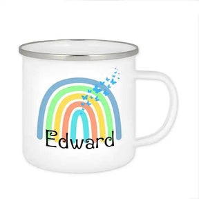 Emaille Tasse mit Namen | Motiv 4 | Edward - Druckerino